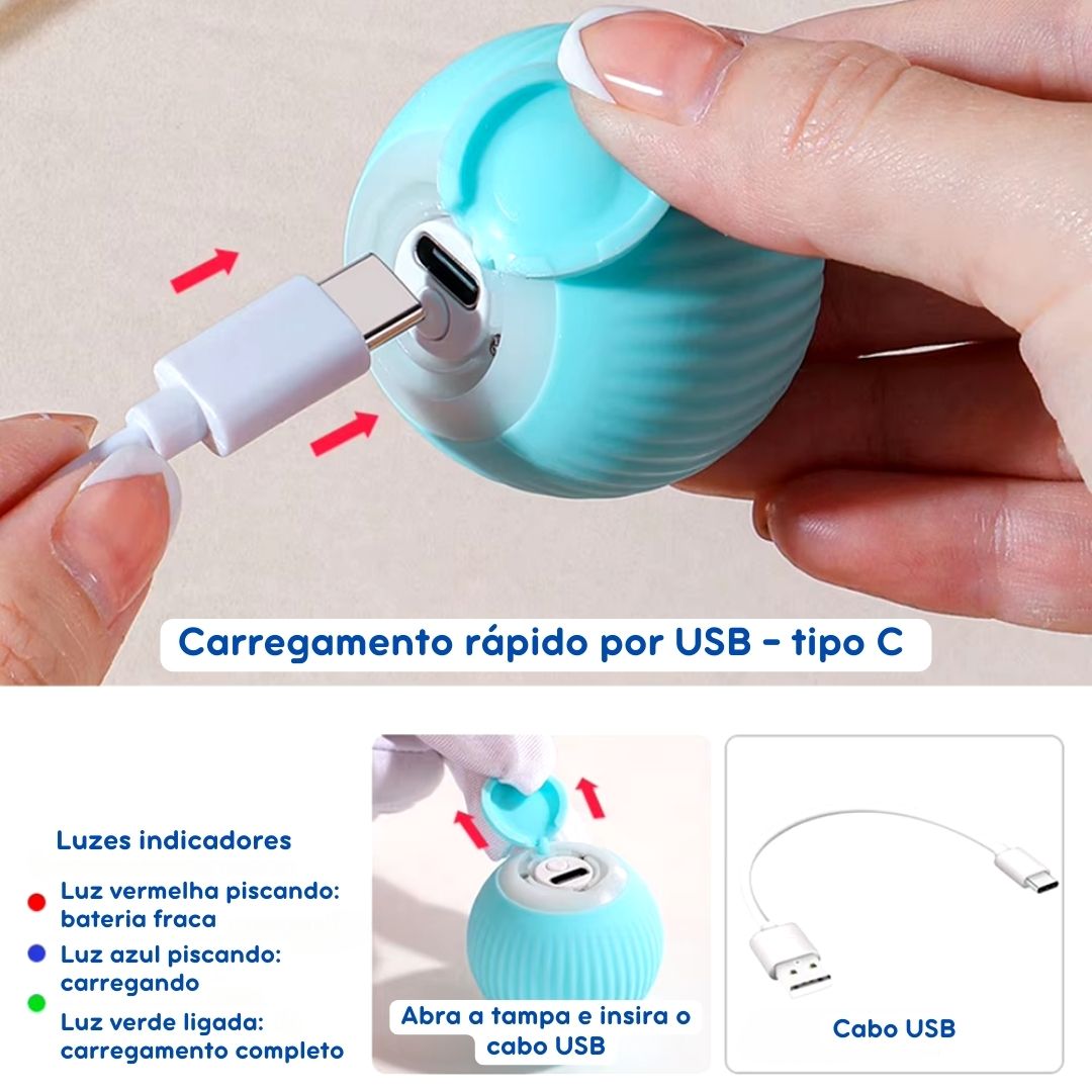 Bola Inteligente Interativa para Pets