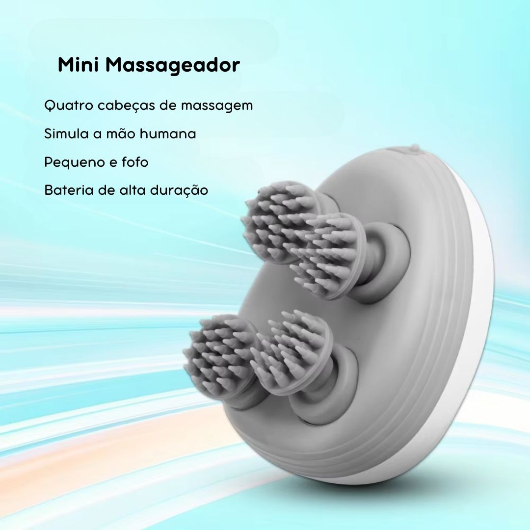 Massageador Elétrico Portátil para Pets Ansiosos