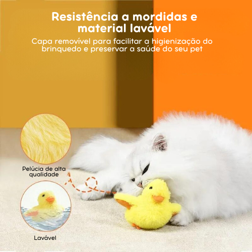 Brinquedo Interativo Pato Pula-Pula