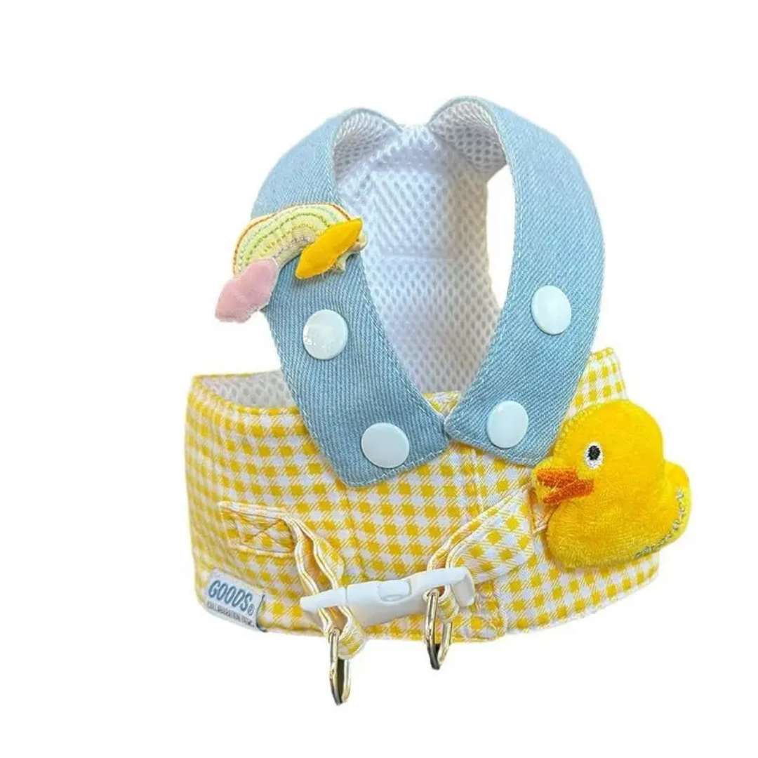 Conjunto Boné e Peitoral Patinho de Luxo
