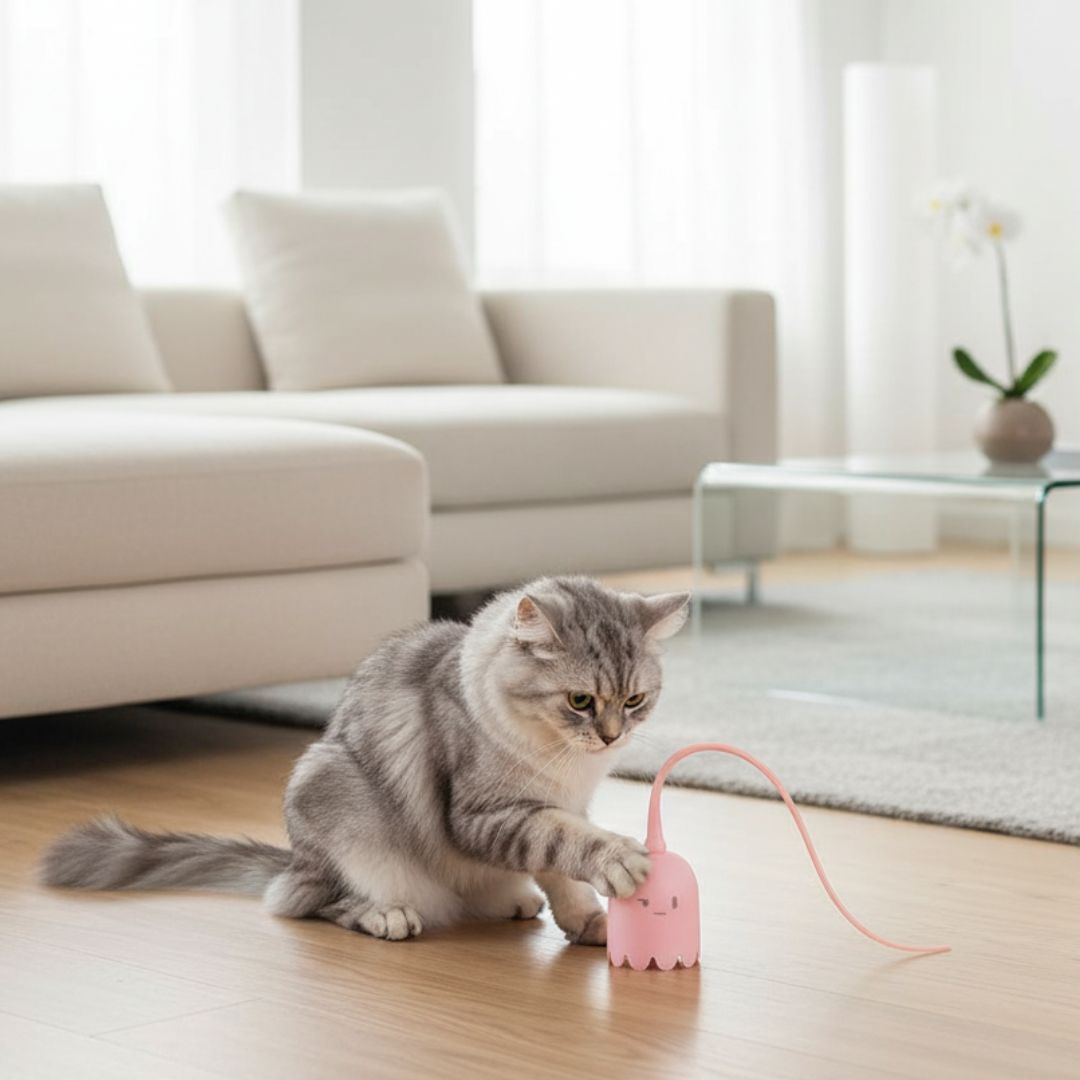 Fantasma Interativo com Cauda para Cães e Gatos