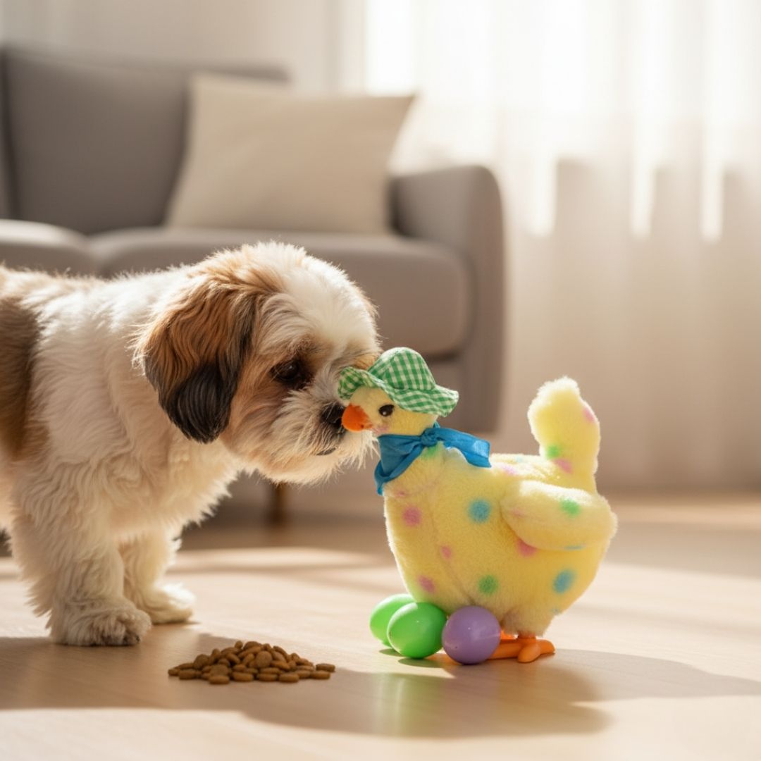 Frango Interativo que Põe Ovos