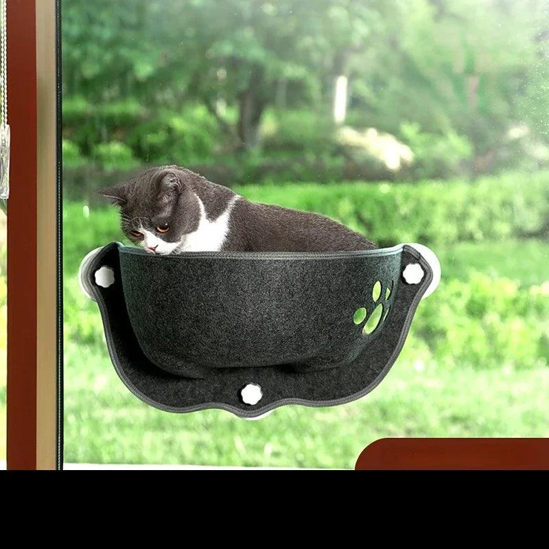 Cama Suspensa de Janela para Gato com Almofada