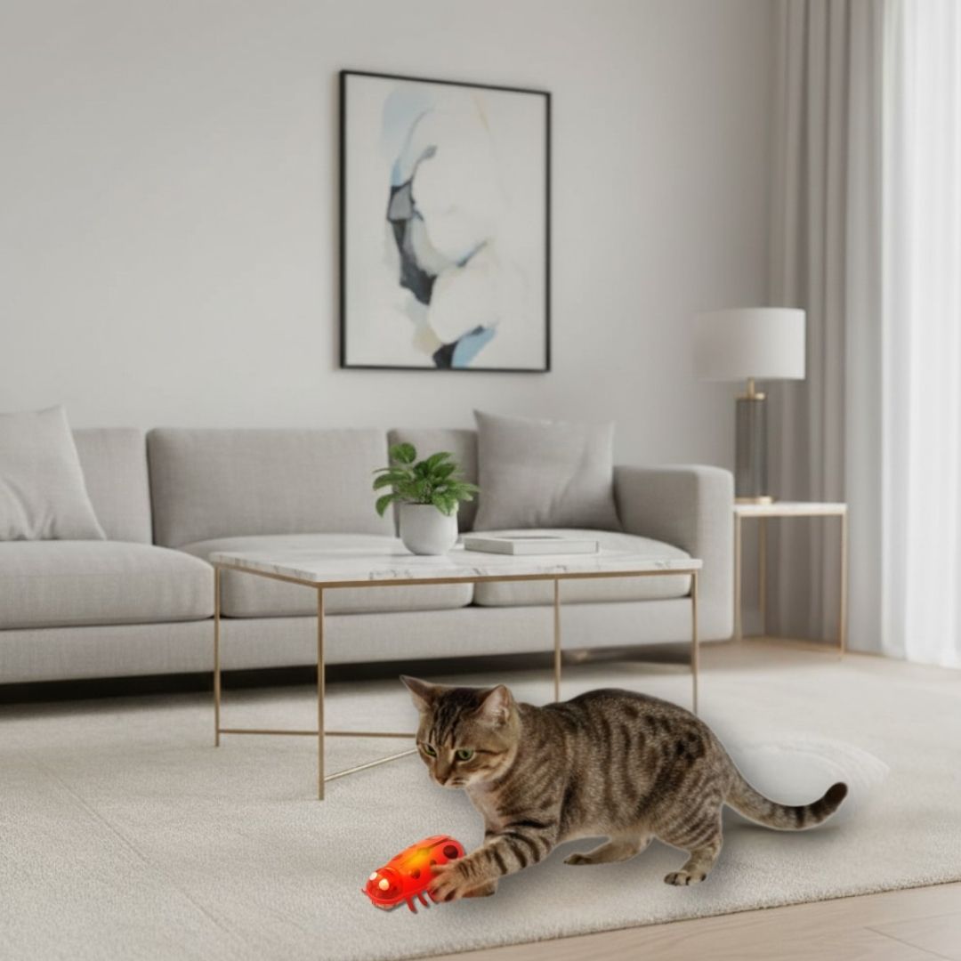 Brinquedo Inseto Elétrico para Gatos