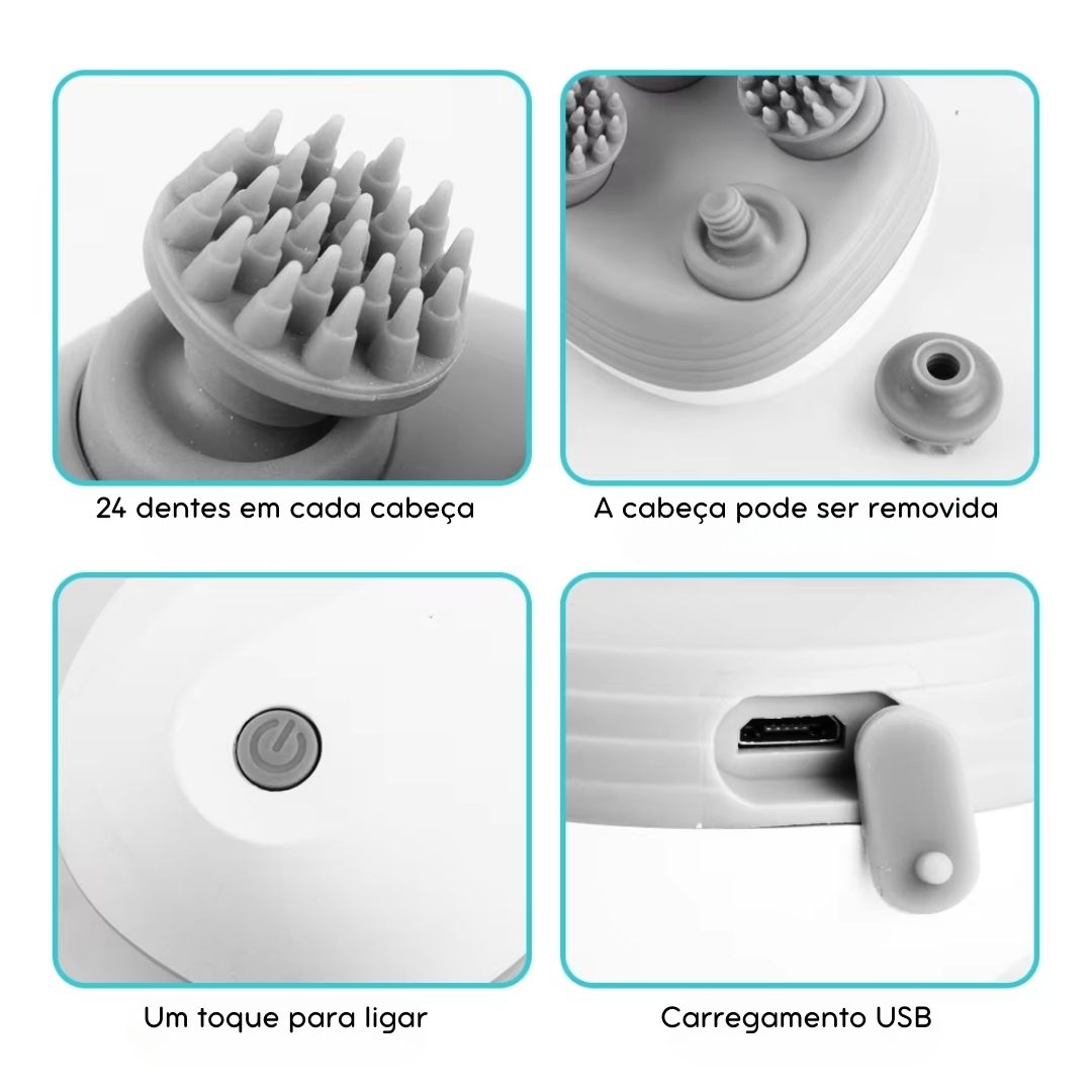 Massageador Elétrico Portátil para Pets Ansiosos