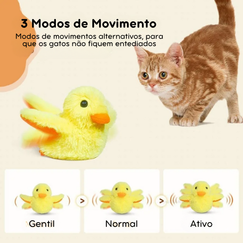 Brinquedo Interativo Pato Pula-Pula