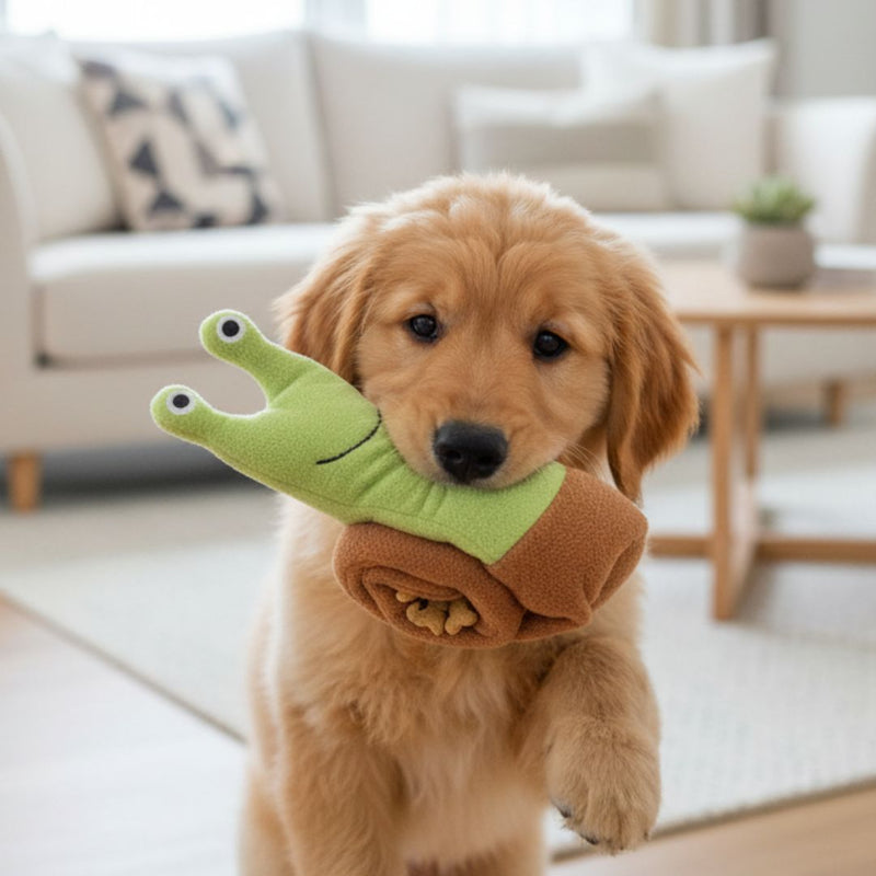 Brinquedo Esconde-Petisco Caracol para Cães