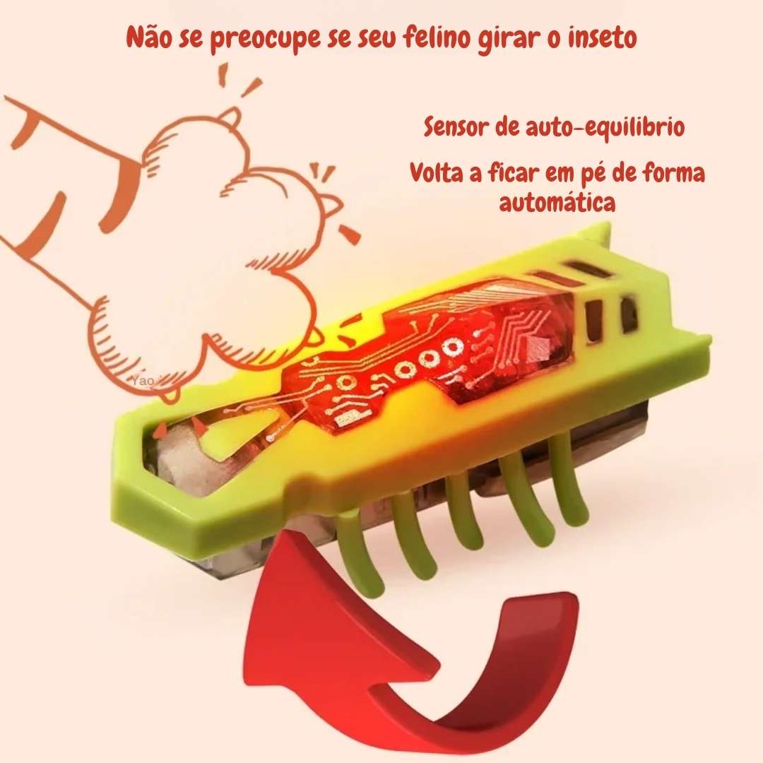 Brinquedo Inseto Elétrico para Gatos