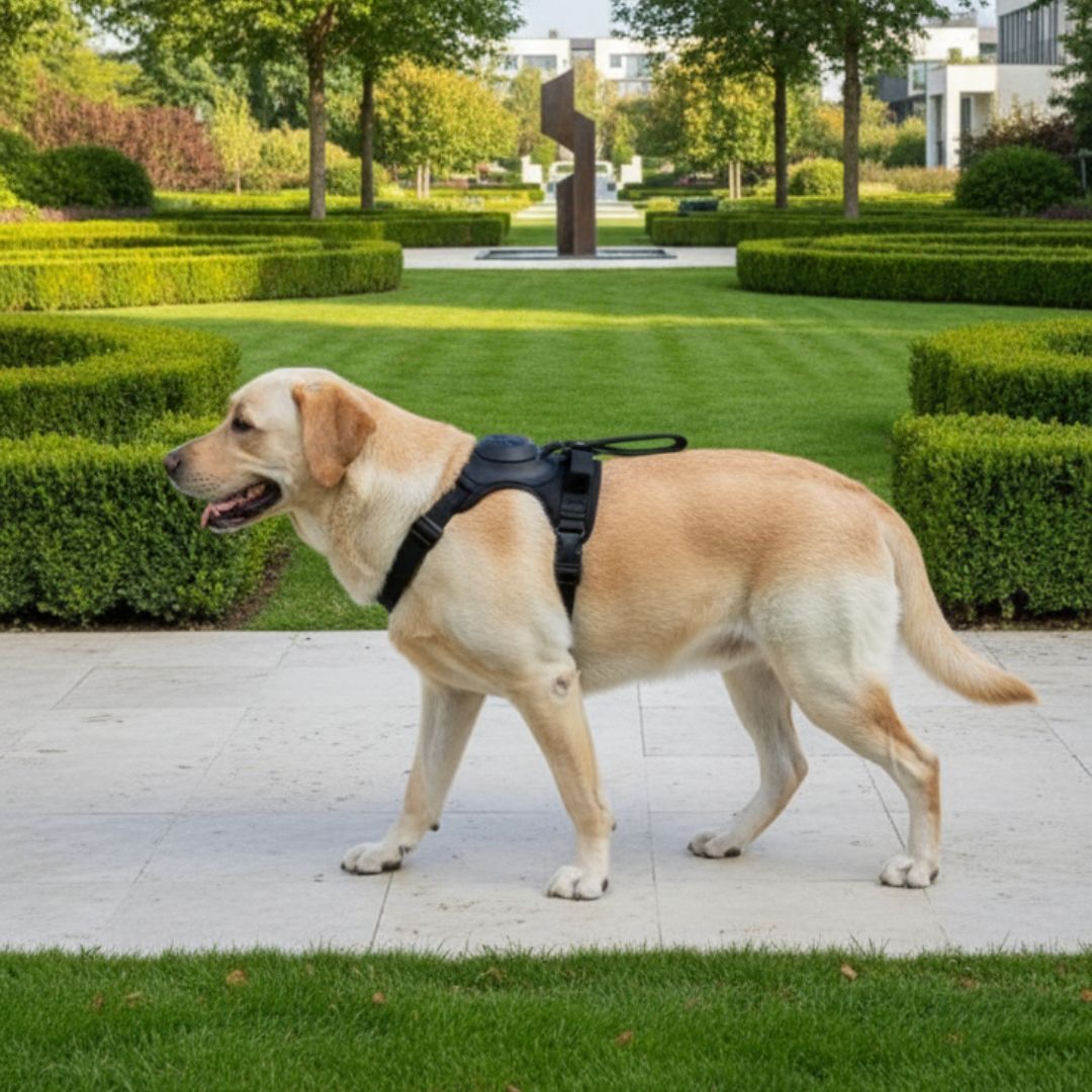 Coleira com Guia Embutida para Pets