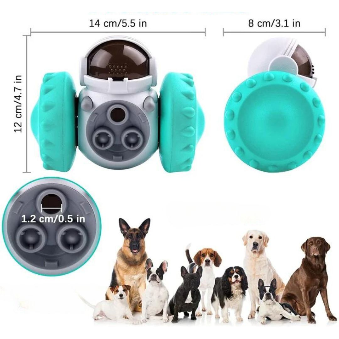 Brinquedo Dispenser de Petiscos Robô para Pets