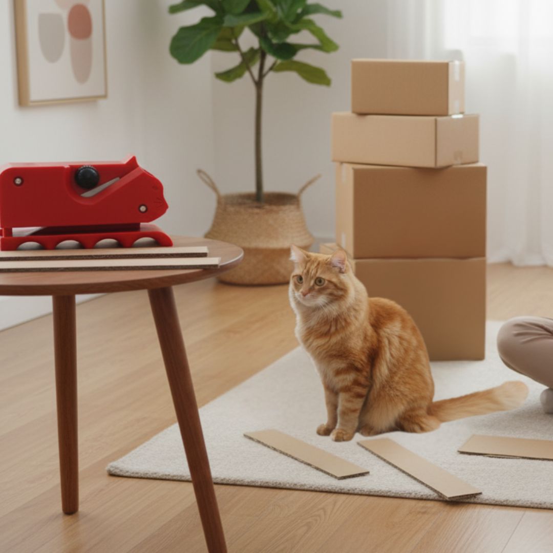 Cortador de Papelão para Gatos