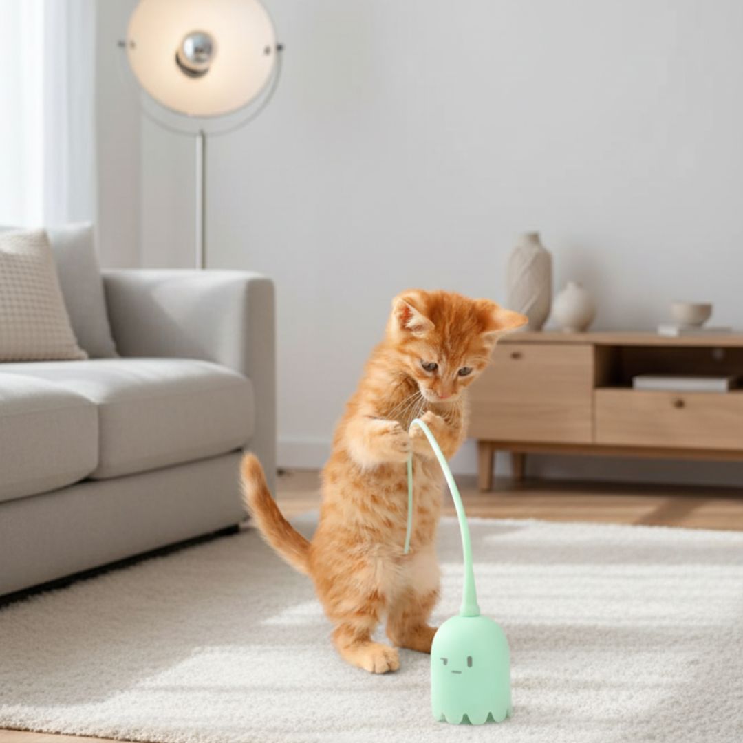 Fantasma Interativo com Cauda para Cães e Gatos
