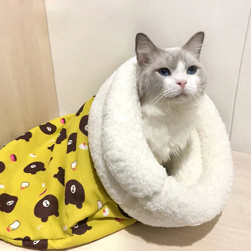 Saquinho de Dormir Confortável para Gatos