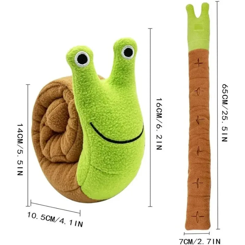 Brinquedo Esconde-Petisco Caracol para Cães