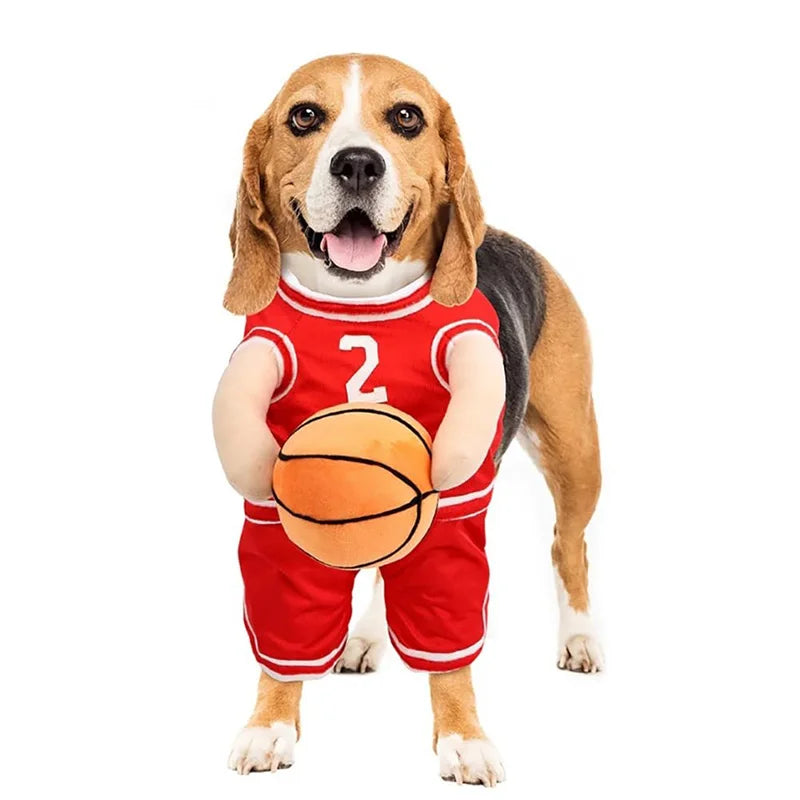 Fantasia Uniforme de Basquete para Cães e Gatos