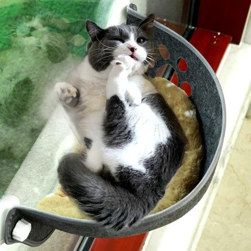 Cama Suspensa de Janela para Gato com Almofada